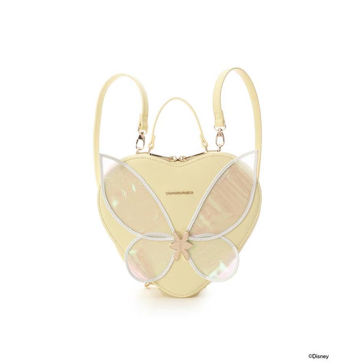 ペールイエロー | 「ティンカーベル」コレクションハート型ショルダーバッグ | SAMANTHAVEGA