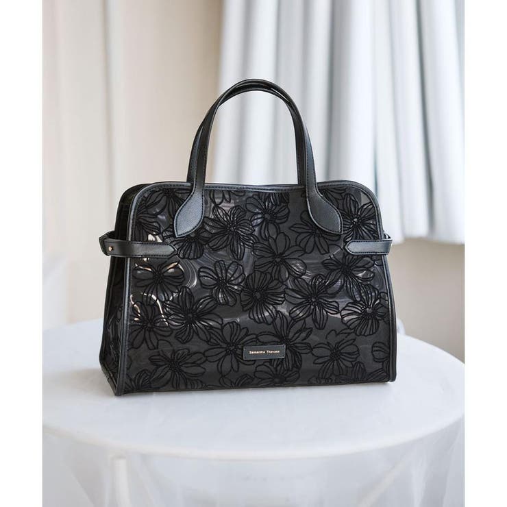 フラワーチュールハンドバッグ 大サイズ[品番：STJW0014748]｜Samantha 