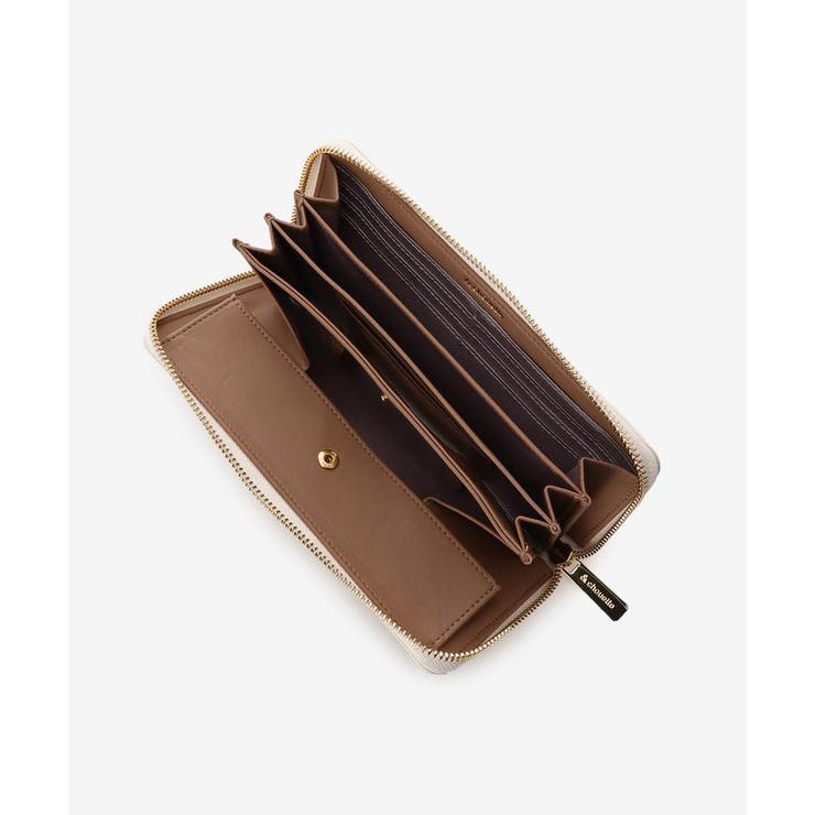 バイカラーラメ コインスルー長財布 | & chouette | 詳細画像10 