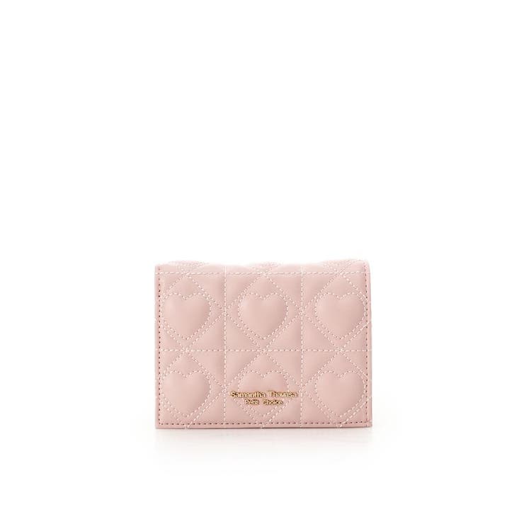 ピンク | ハートキルト ミニ財布 | Samantha Thavasa Petit Choice