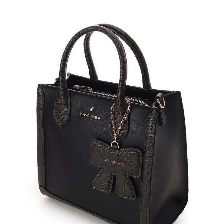 リボンチャーム付きスクエアバッグ | SAMANTHAVEGA | 詳細画像2 