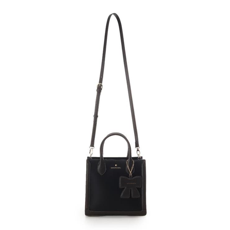 リボンチャーム付きスクエアバッグ | SAMANTHAVEGA | 詳細画像6 