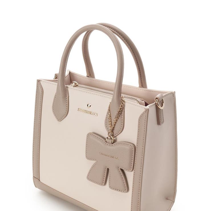 リボンチャーム付きスクエアバッグ | SAMANTHAVEGA | 詳細画像8 