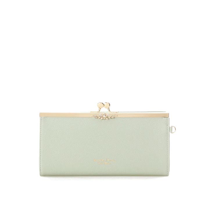イエローグリーン | フラワーモチーフ長財布 | Samantha Thavasa Petit Choice