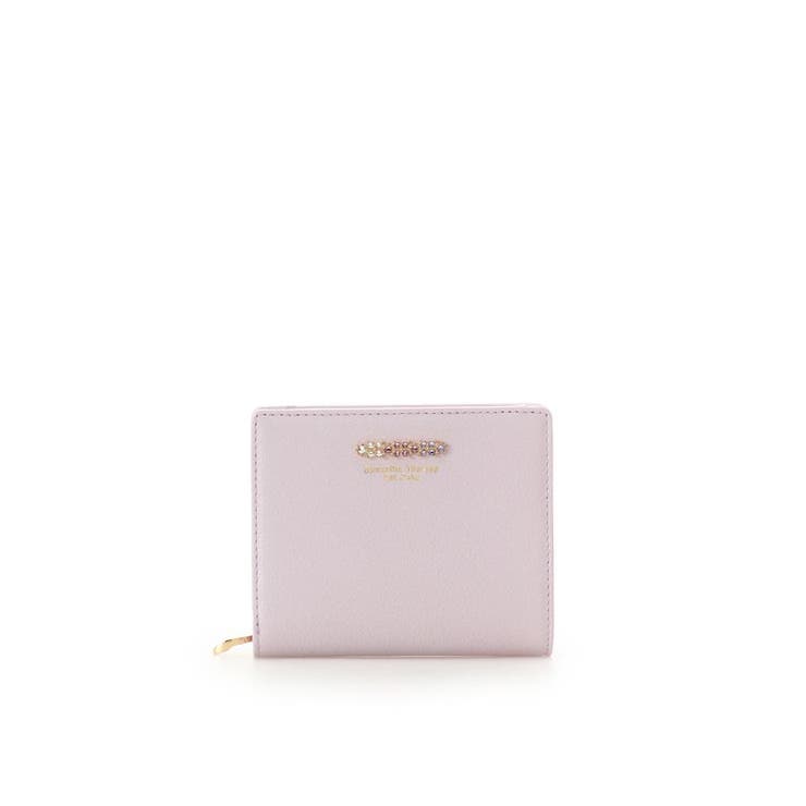 ラベンダー | フラワーモチーフバンド 折財布 | Samantha Thavasa Petit Choice