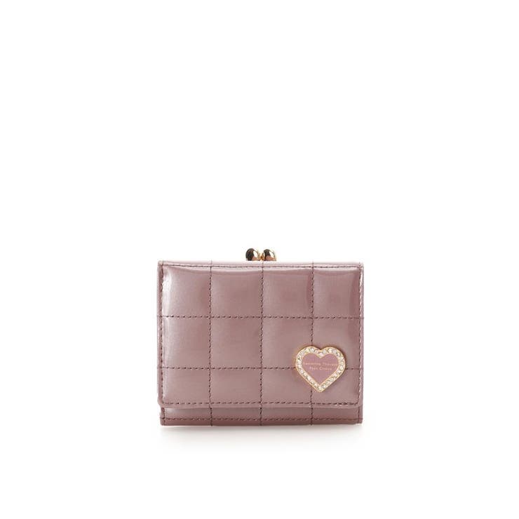 ラベンダー | エナメルキルティング がま口折財布 | Samantha Thavasa Petit Choice