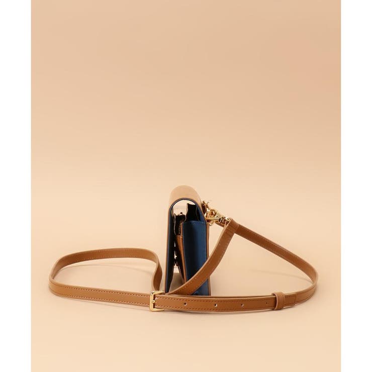 クロスロゴ型押しデザイン ウォレットショルダー | Samantha Thavasa | 詳細画像7 