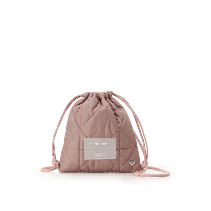 ピンク | キルティングショルダーバッグ | & chouette