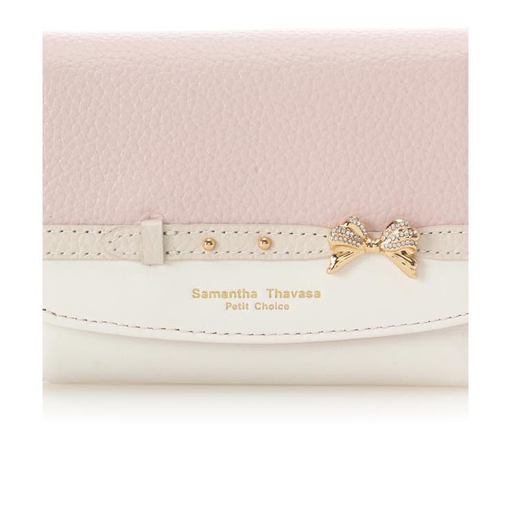 ビジューリボンバイカラー 折財布 | Samantha Thavasa Petit Choice | 詳細画像5 