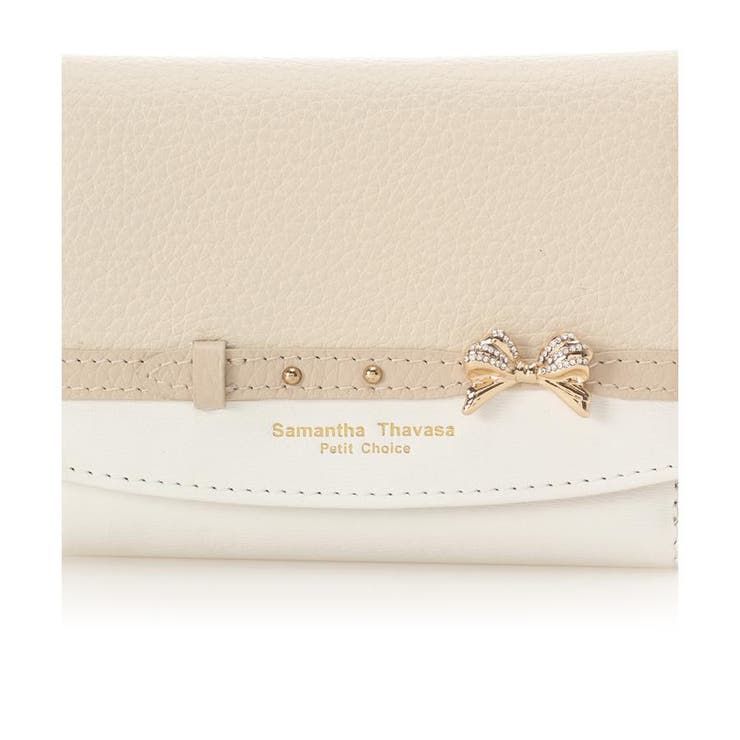 ビジューリボンバイカラー 折財布 | Samantha Thavasa Petit Choice | 詳細画像12 