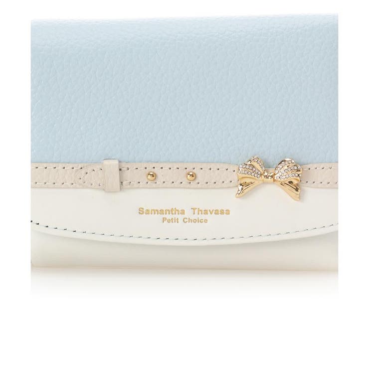 ビジューリボンバイカラー 折財布 | Samantha Thavasa Petit Choice | 詳細画像19 