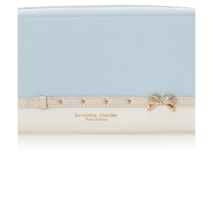 ビジューリボンバイカラー 長財布 | Samantha Thavasa Petit Choice | 詳細画像20 