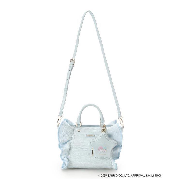 『リトルツインスターズ』（キキ＆ララ）フリルハンドバッグ | SAMANTHAVEGA | 詳細画像12 