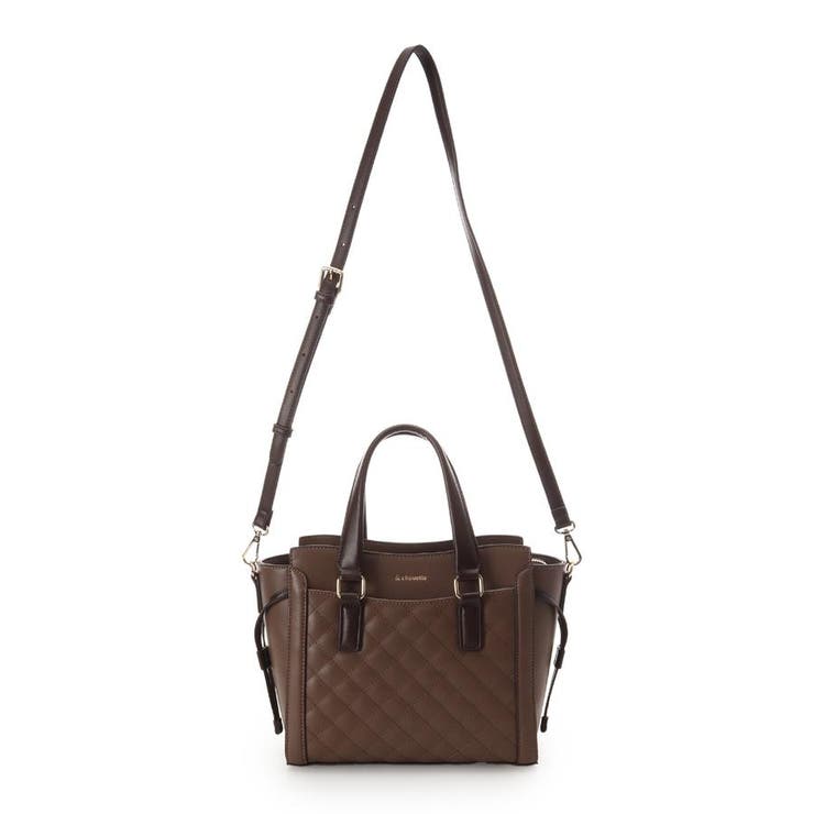 キルティングバイカラーハンドバッグ | & chouette | 詳細画像13 