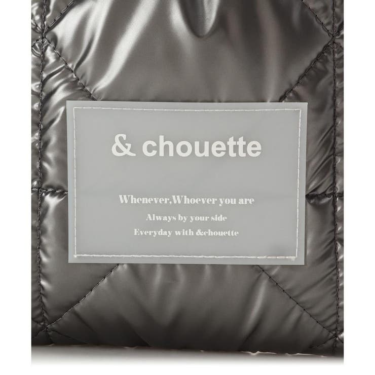 メタリックカラーキルティングショルダーバッグ | & chouette | 詳細画像4 