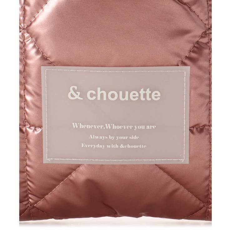 メタリックカラーキルティングショルダーバッグ | & chouette | 詳細画像16 