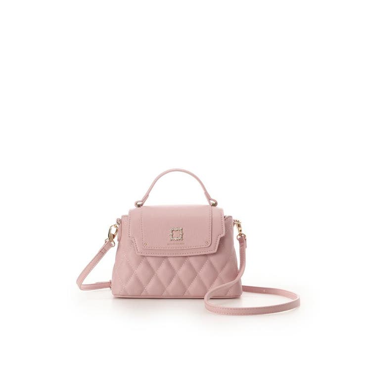 スクエアビジューキルトフラップショルダーバッグ | SAMANTHAVEGA | 詳細画像8 