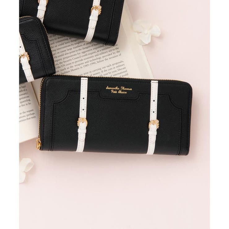 ブラック | トロッターケースモチーフ 長財布 | Samantha Thavasa Petit Choice