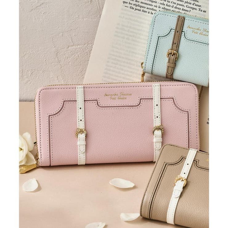 ピンク | トロッターケースモチーフ 長財布 | Samantha Thavasa Petit Choice