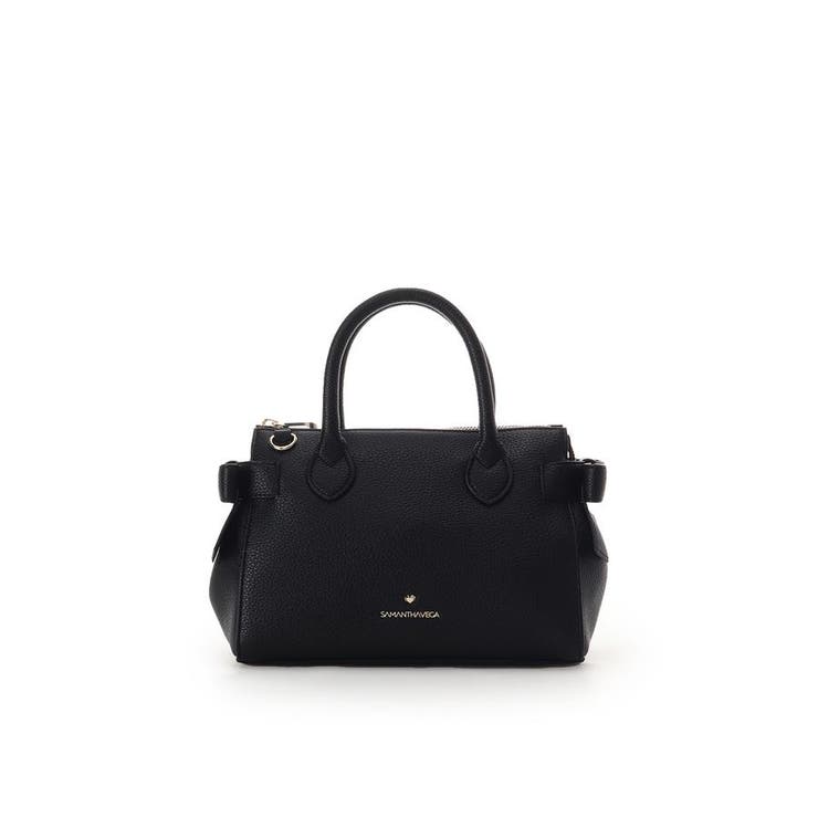 ブラック | スクエアリボンハンドバッグ | SAMANTHAVEGA