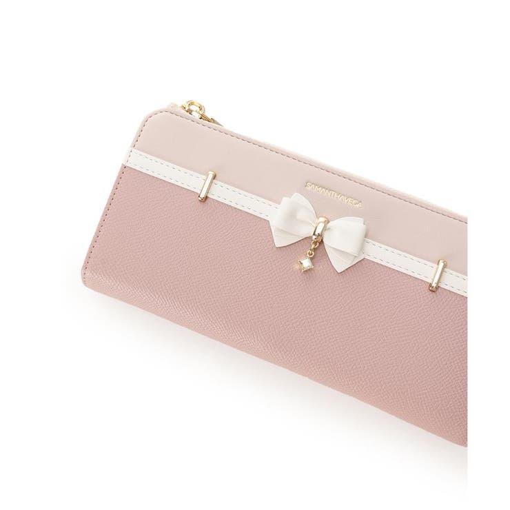 バイカラーアクセントリボン長財布 | SAMANTHAVEGA | 詳細画像18 