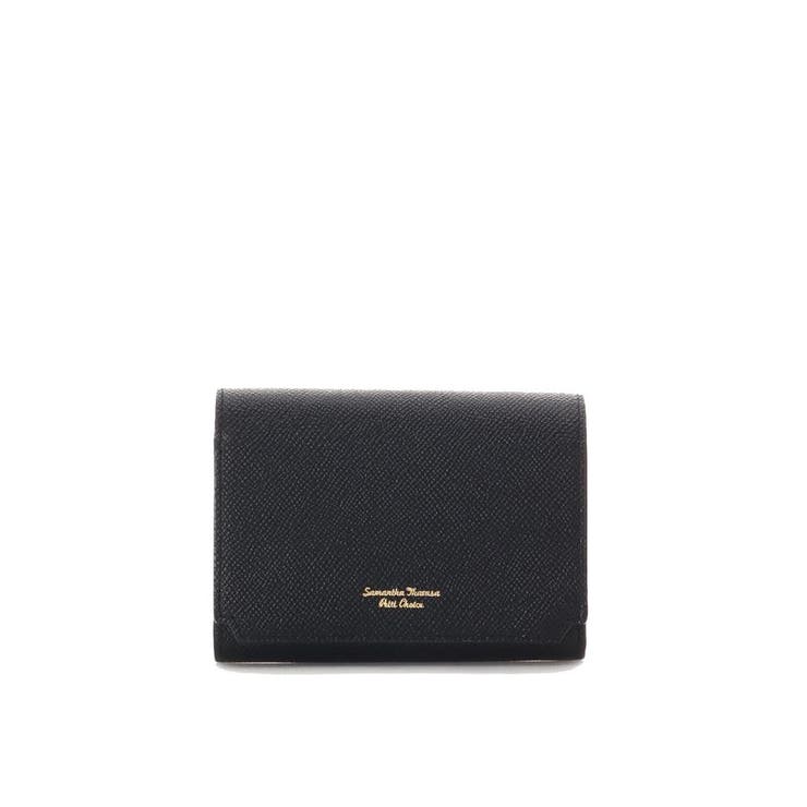 ブラック | インサイドバイカラー 折財布 | Samantha Thavasa Petit Choice