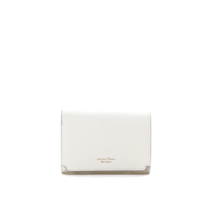 ホワイト | インサイドバイカラー 折財布 | Samantha Thavasa Petit Choice