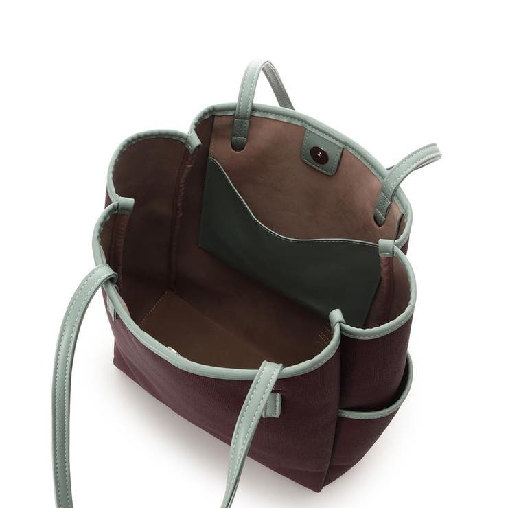 キャンバス風バイカラートートバッグ | & chouette | 詳細画像30 