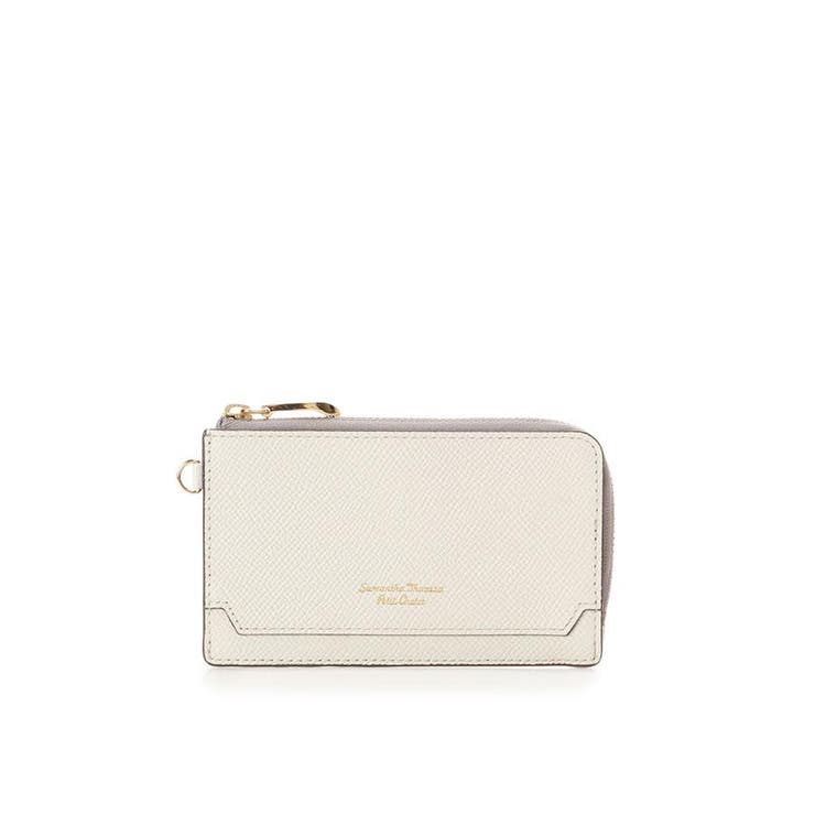 ホワイト | インサイドバイカラー フラグメントケース | Samantha Thavasa Petit Choice