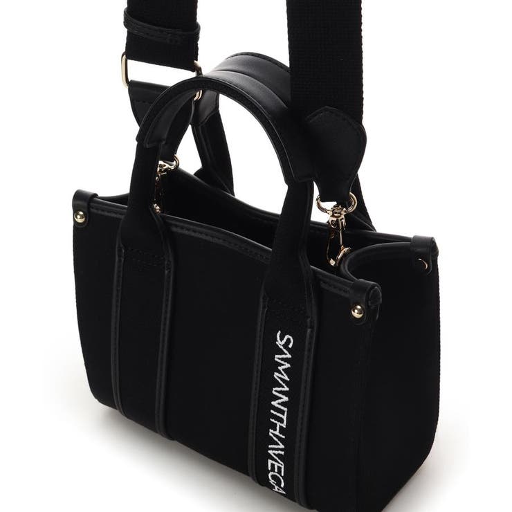 新色ロゴテープキャンバスショルダーバッグ（ミニ） | SAMANTHAVEGA | 詳細画像2 