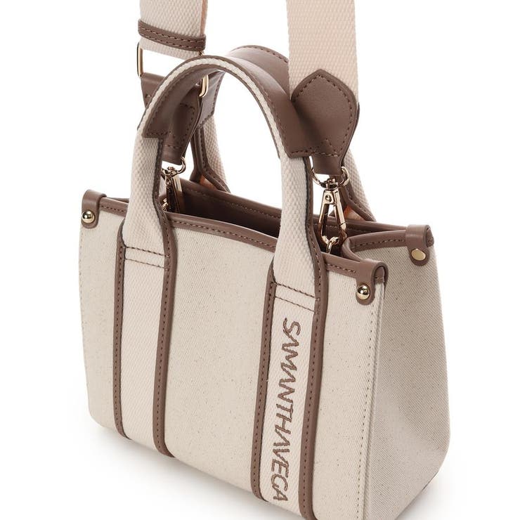 新色ロゴテープキャンバスショルダーバッグ（ミニ） | SAMANTHAVEGA | 詳細画像8 