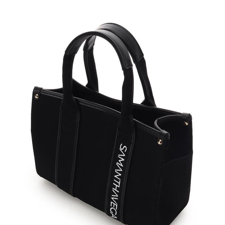 新色ロゴテープキャンバスハンドバッグ（小） | SAMANTHAVEGA | 詳細画像2 