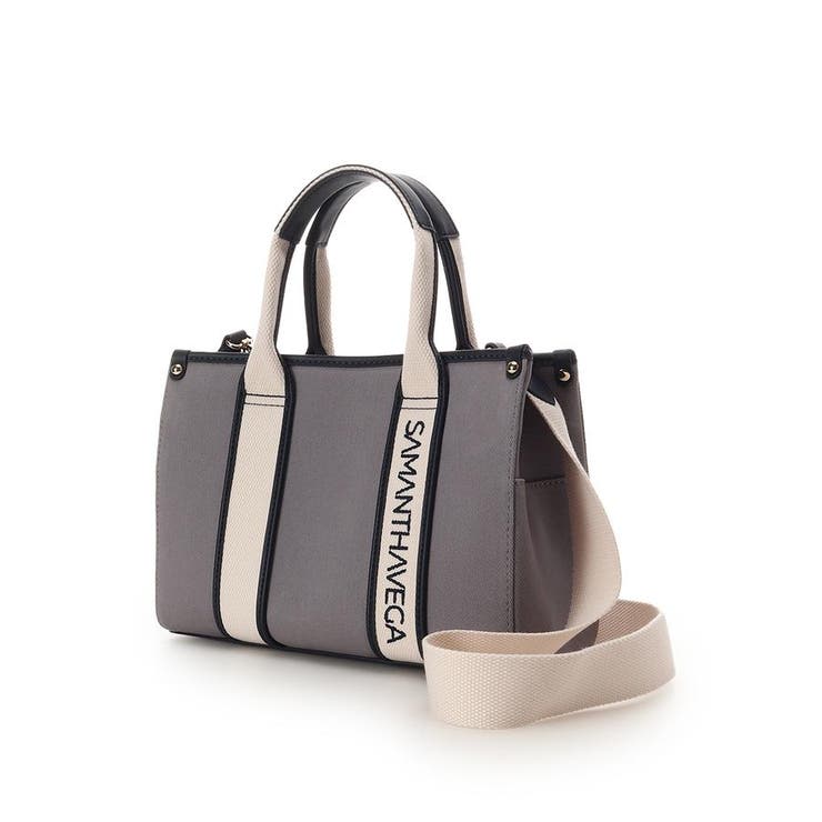 新色ロゴテープキャンバスハンドバッグ（小） | SAMANTHAVEGA | 詳細画像7 