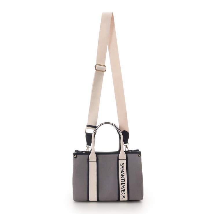 新色ロゴテープキャンバスハンドバッグ（小） | SAMANTHAVEGA | 詳細画像12 