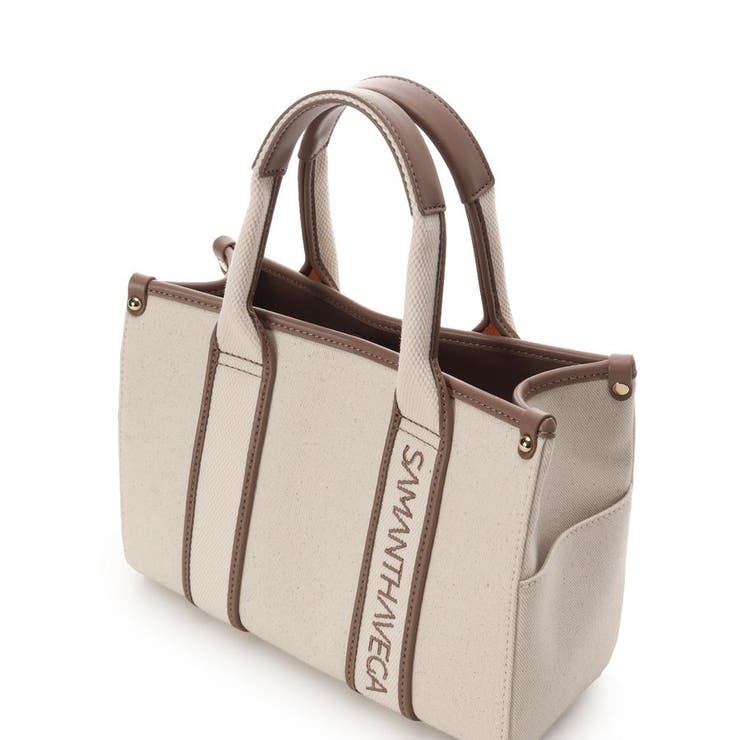 新色ロゴテープキャンバスハンドバッグ（小） | SAMANTHAVEGA | 詳細画像14 