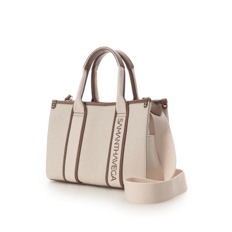 新色ロゴテープキャンバスハンドバッグ（小） | SAMANTHAVEGA | 詳細画像13 