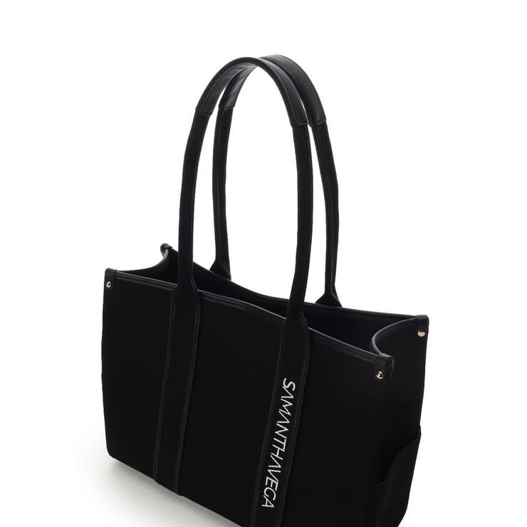 新色ロゴテープキャンバスA4トートバッグ | SAMANTHAVEGA | 詳細画像3 