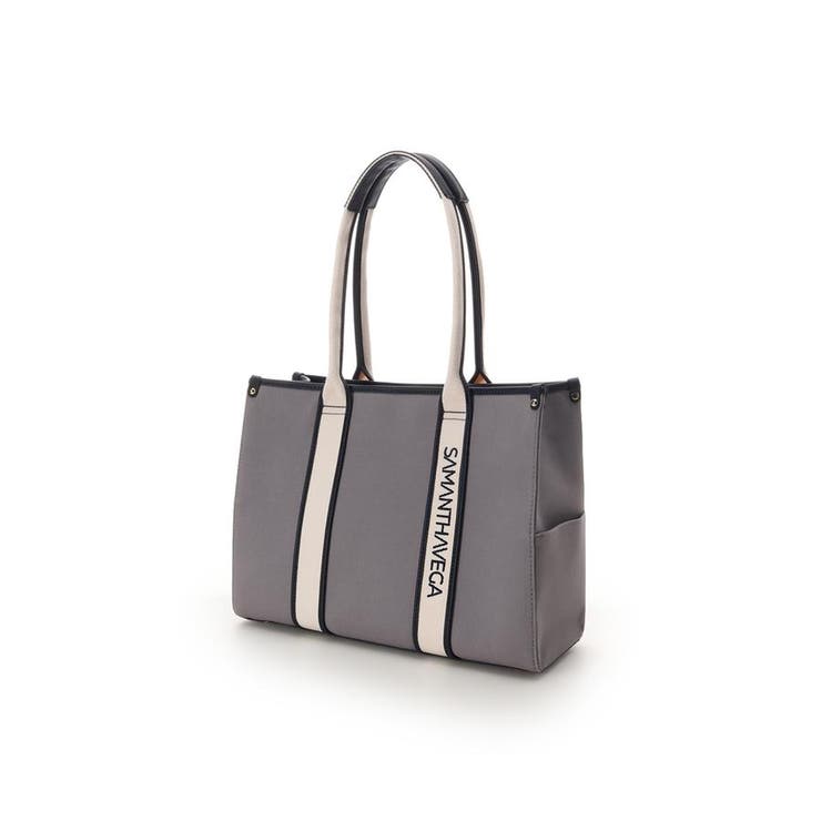 新色ロゴテープキャンバスA4トートバッグ | SAMANTHAVEGA | 詳細画像9 