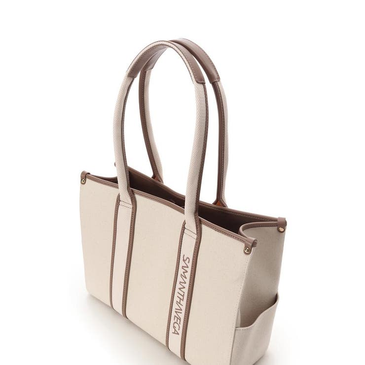 新色ロゴテープキャンバスA4トートバッグ | SAMANTHAVEGA | 詳細画像16 