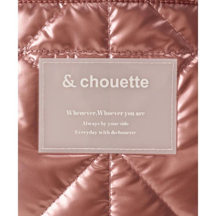 メタリックカラーキルティングトートバッグ | & chouette | 詳細画像18 