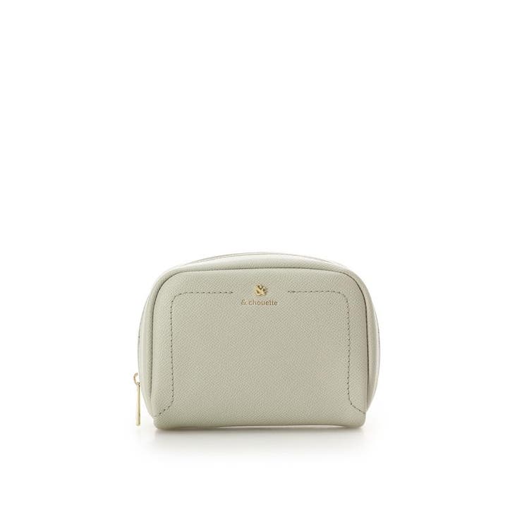 ミント | アイコンモチーフ付シンプルポーチ | & chouette