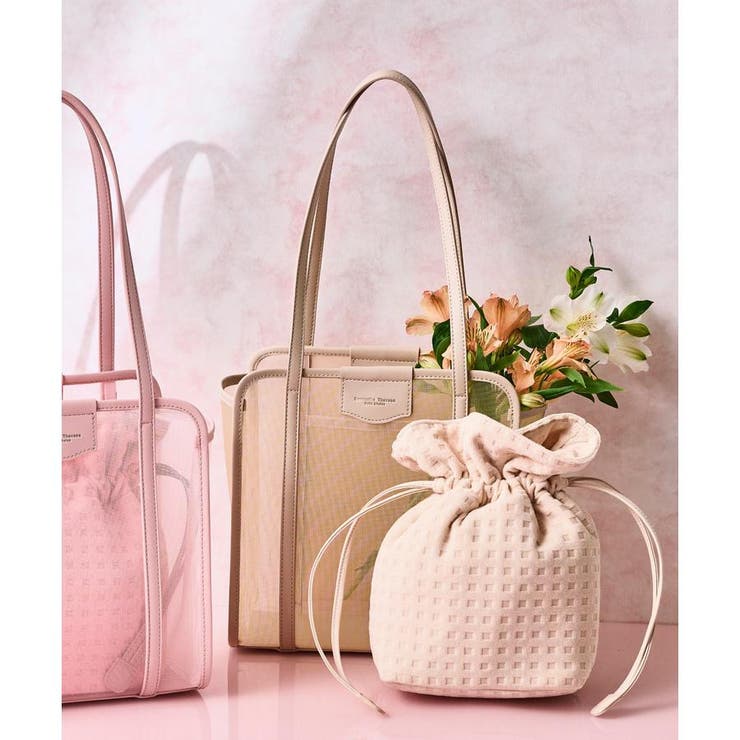 ベージュ | チュールトートバッグ | Samantha Thavasa Petit Choice