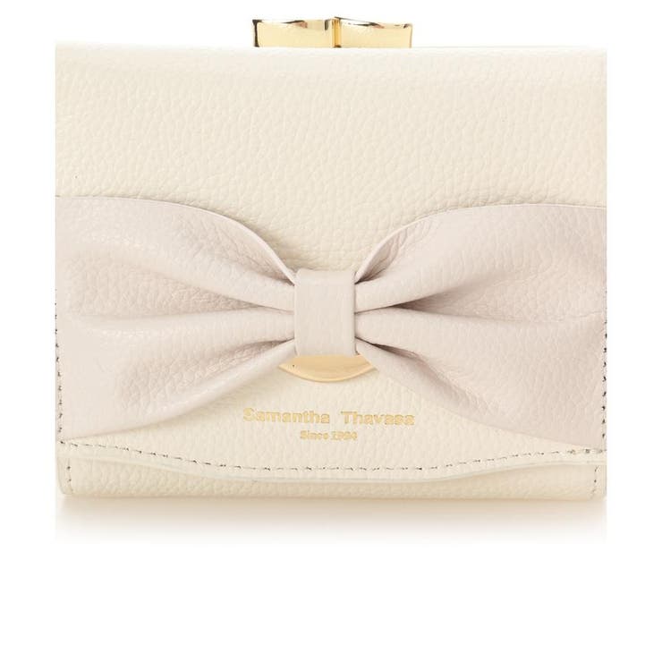 バイカラーリボンモチーフ口金折財布 | Samantha Thavasa | 詳細画像12 