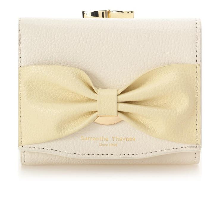 バイカラーリボンモチーフ口金折財布 | Samantha Thavasa | 詳細画像18 