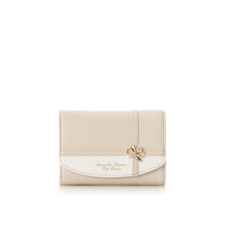 【Samantha Thavasa Petit Choice】メニーリボン 折財布 リボンラッピング 折財布[品番：STJW0005212]｜Samantha Thavasa