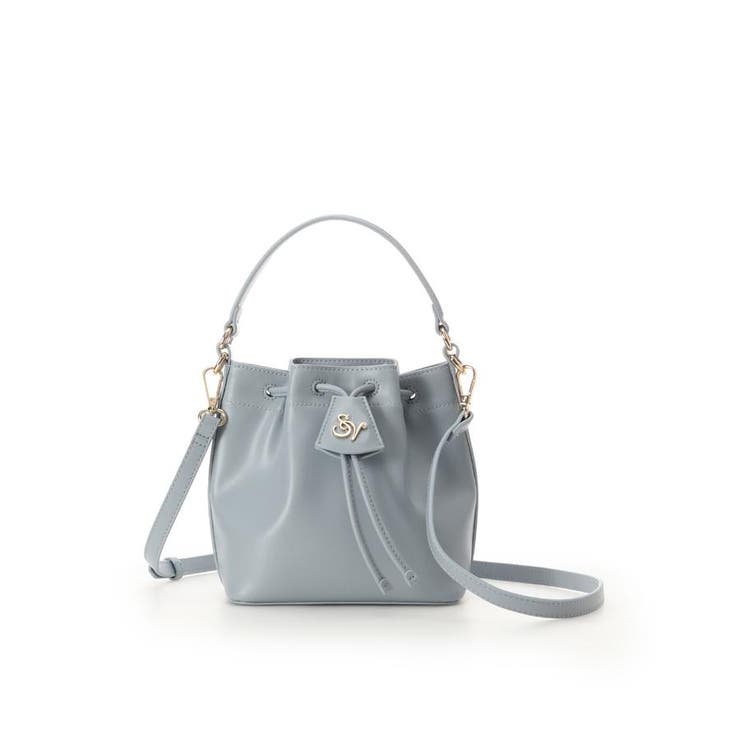 ダルブルー | ロゴ金具巾着バッグ | SAMANTHAVEGA