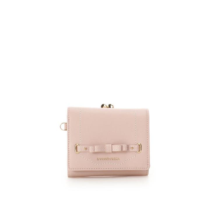 ピンク | バレッタリボン折財布 | SAMANTHAVEGA