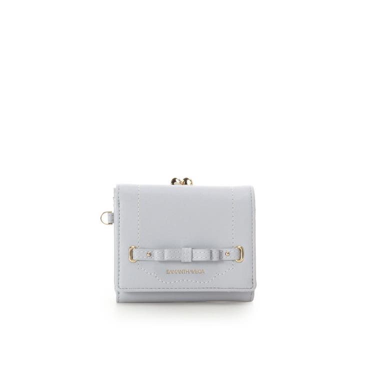 ライトブルー | バレッタリボン折財布 | SAMANTHAVEGA