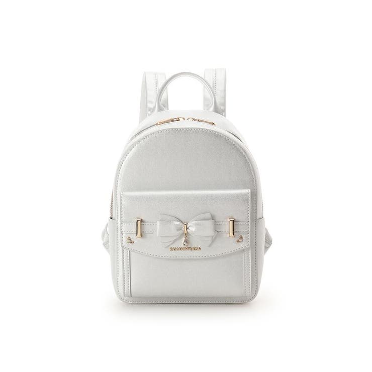 シルバー | アクセントリボンラメリュック | SAMANTHAVEGA