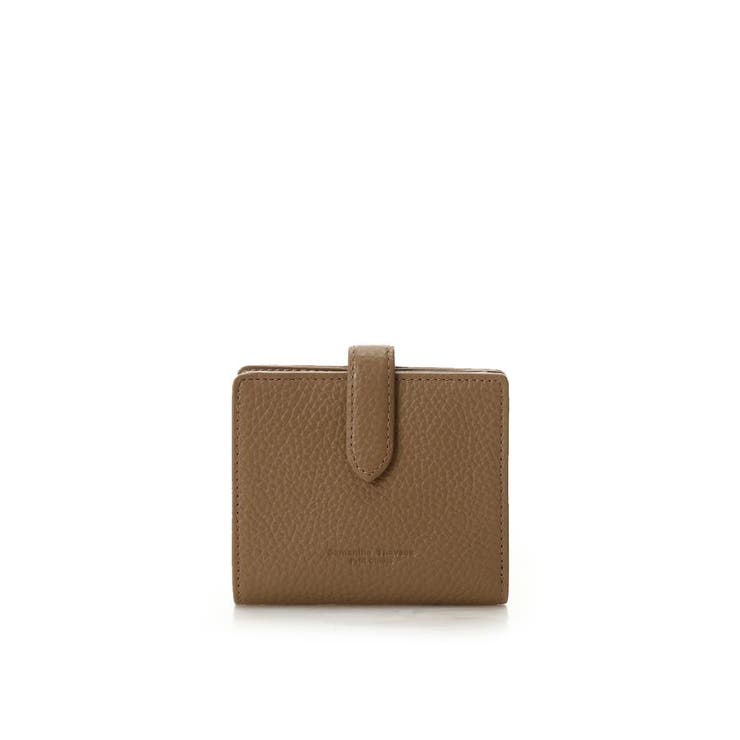 ベージュ | ソフトレザーシンプル折財布 | Samantha Thavasa Petit Choice